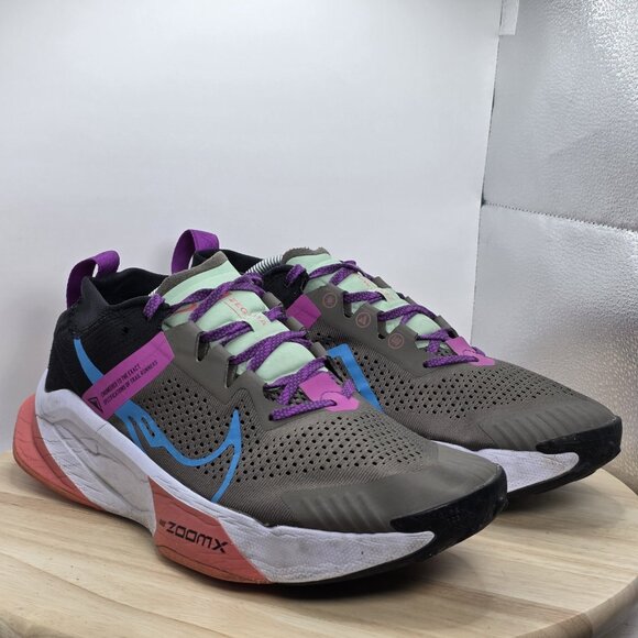 Nike ZoomX Zegama Ironstone Laser Blue Trail Running Shoes DH0623-002 Mens Sz 11 - Picture 5 of 8